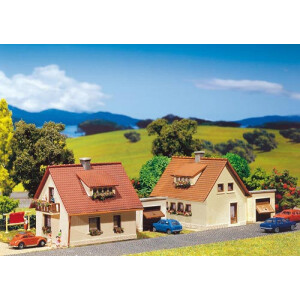 Village, maisons d'habitation