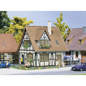 Dorf und Wohnhäuser