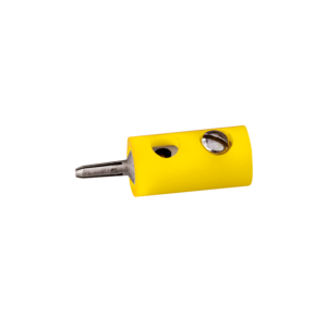 Brawa 3051 Stecker, rund, 10 Stück, gelb