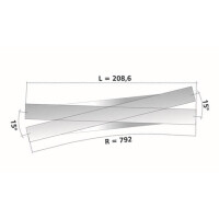 Tillig 83391 Doppelkreuzungsweiche 15° "Baeseler", TT