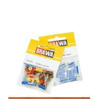 Brawa 3045 Muffen, rund, 10 Stück, blau
