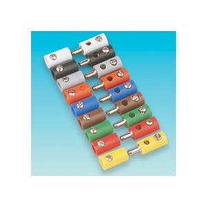 Brawa 3759 Stecker, rund, 1,6 mm, 10 Stück, weiß,