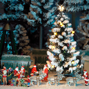 Busch 5411 Beleuchteter Weihnachtsbaum, H0
