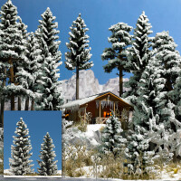 Busch 6152 2 snow-covered spruces, H0