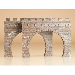 Auhagen 43609 2 Tunnelportale zweigleisig, TT
