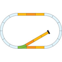 Piko 35301 Gleis Ergänzungs-Set mit Prellbock, G