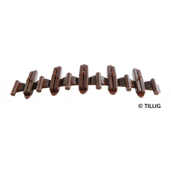Tillig 86101 Isolierschienenverbinder (20 Stück), TT/H0