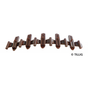 Tillig 86101 Isolierschienenverbinder (20 Stück), TT/H0