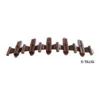 Tillig 86101 Isolierschienenverbinder (20 Stück), TT/H0