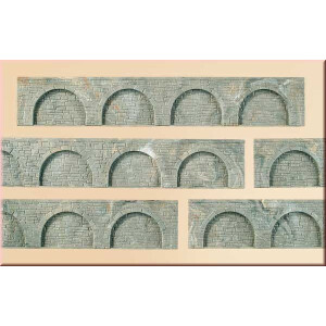 Auhagen 43628 6 Arkadenteile, je 194 x 32 mm, TT