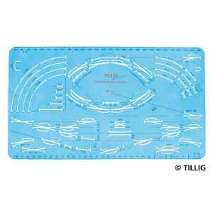 Tillig 83517 Gleisschablone für Modellgleis, TT