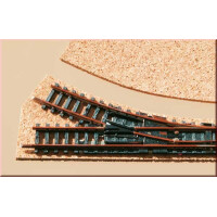 Auhagen 44581 Korkgleisbettung für Weichen, 200 x 300 mm, N