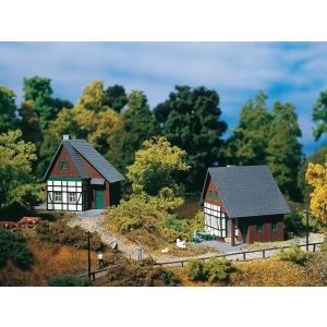 Auhagen 14452 2 half-timbered houses, N
