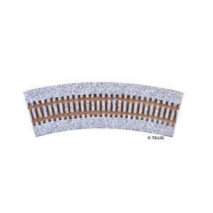Tillig 86352 Gebogene Gleisbettung für R01-R04,...