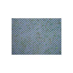 Faller 170625 Wall card, Diamond perforated bricks with grass, H0