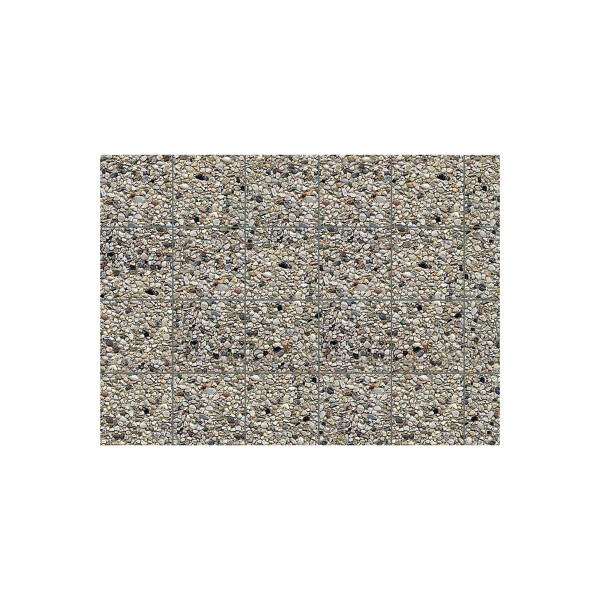Faller 170626 Mauerplatte, Waschbeton, 250 x 125 mm, H0
