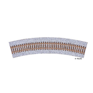 Tillig 86355 Gebogene Gleisbettung für R31-R32,...
