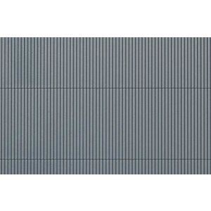 Auhagen 52231 2 decorative panels corrugated iron, grey, H0/TT