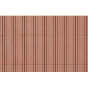 Auhagen 52232 2 Dekorplatten Trapezblech rotbraun, je 10...