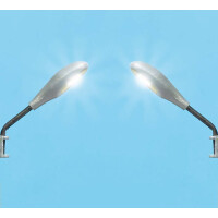 Busch 4153 2 Wand-Lampen, H0