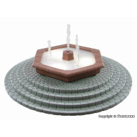 Viessmann 1316 Mehrstrahliger Zierbrunnen mit LED-Beleuchtung, H0