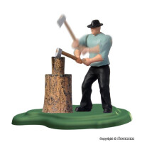 Viessmann 1515 Woodchopper with ax and block of wood, H0