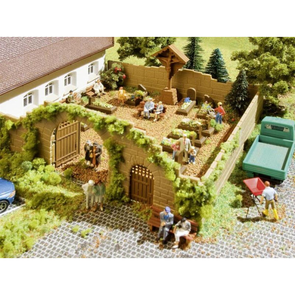 Vollmer 43861 Deko-Set Friedhof, H0