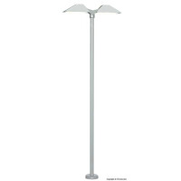 Viessmann 6084 Moderne Bahnsteigleuchte doppelt, LED weiß, 105 mm hoch, H0