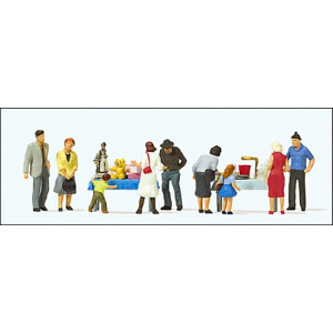 Preiser 10595 Flohmarkt (1), H0