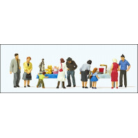 Preiser 10595 Flohmarkt (1), H0