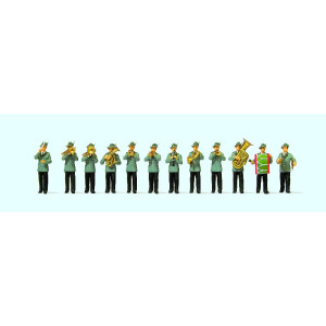 Preiser 24611 Schützenkapelle, 12 Miniaturfiguren, H0