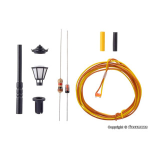 Viessmann 6620 Bausatz Parklaterne, LED warmweiß,...