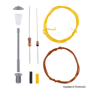Viessmann 6621 Bausatz Straßenleuchte, LED...