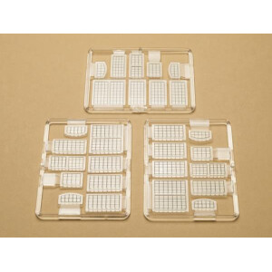 Auhagen 48652 Windows for industrial buildings, H0
