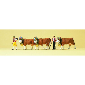 Preiser 10404 Almabtrieb, H0