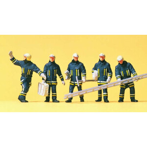 Preiser 10484 Feuerwehrmänner in moderner...