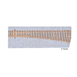 Tillig 86391 Gleisbettung für EW3 - rechte Weiche...
