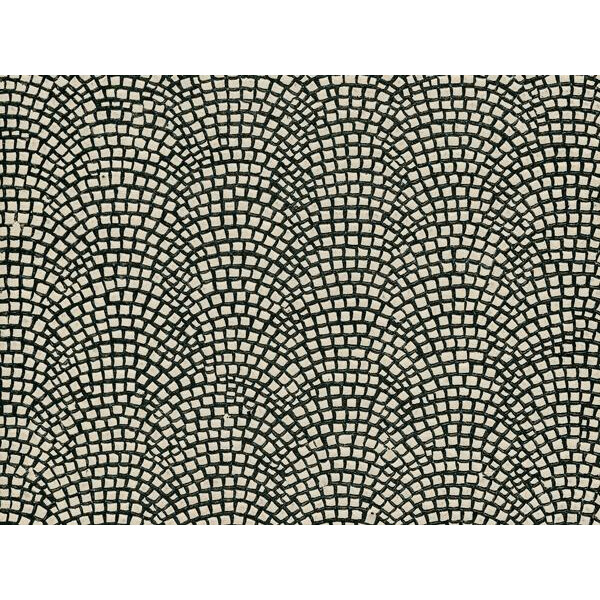 Auhagen 50105 5 Pappen Straßenpflaster, je 49 x 10 cm, H0/TT