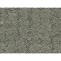 Auhagen 50105 5 Pappen Straßenpflaster, je 49 x 10 cm, H0/TT