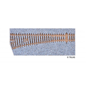 Tillig 86371 Gleisbettung für K1 - Kreuzung (83160),...