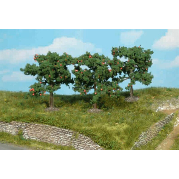 Heki 1160 3 Apfelbäume, 8 cm hoch, Z-H0