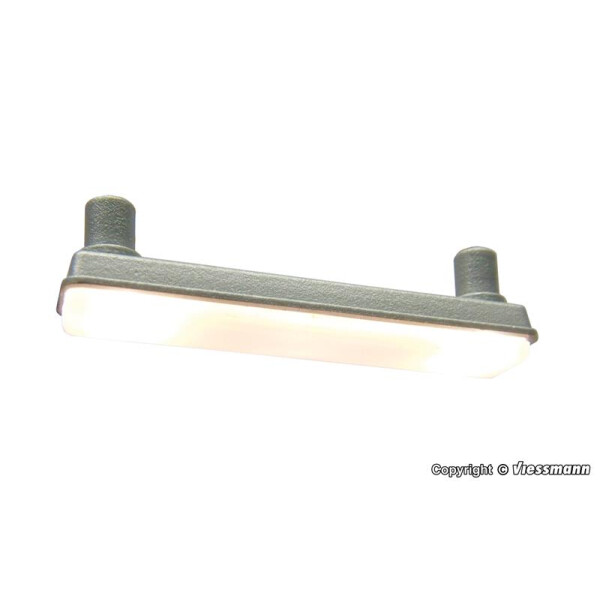 Viessmann 6337 Wannenanbauleuchte, 2 LEDs weiß, H0