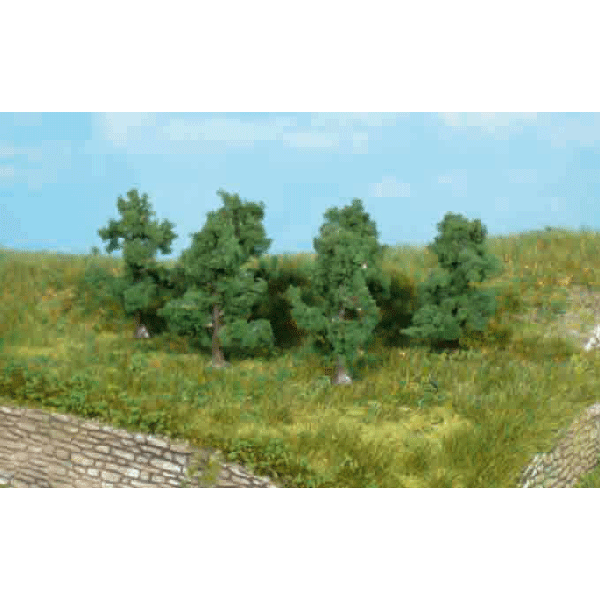 Heki 1162 6 Apfelbäume, 4 cm hoch, Z-H0