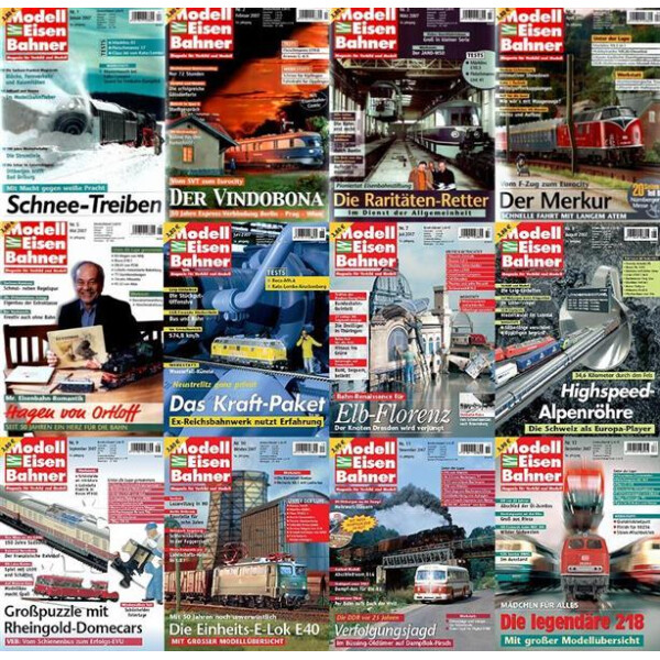 Modelleisenbahner 56. Jahrgang 2007, komplett