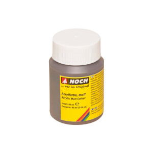 Noch 61189 Acrylfarbe matt, dunkelbraun, 90 ml
