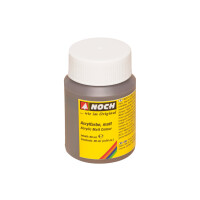 Noch 61189 Acrylfarbe matt, dunkelbraun, 90 ml