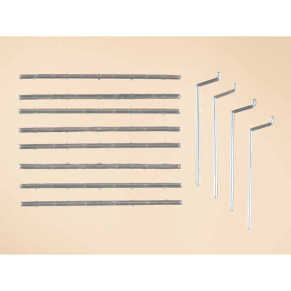 Auhagen 48643 Drainpipes and eavestroughs, H0/TT