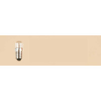 Auhagen 55750 Cylindrique, douille à vis, diamètre 5 mm, 16 V clair