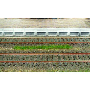 Heki 1813 10 grass strips, dark green, each 10 cm long