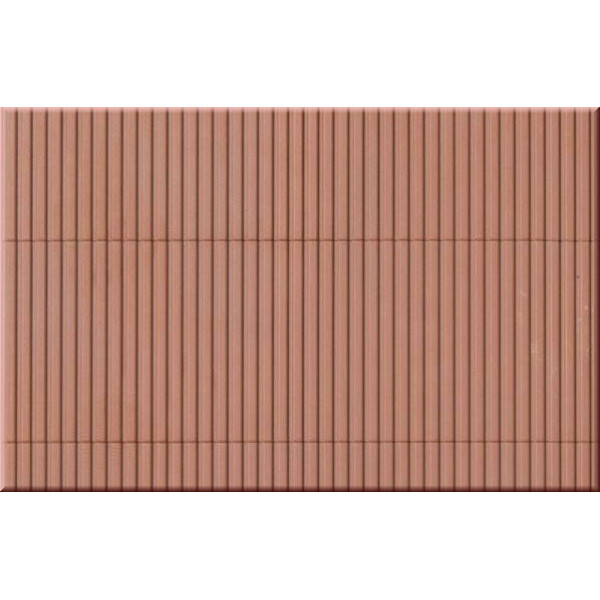 Auhagen 52432 1 Trapezblechplatte rotbraun, lose, 10 x 20 cm, H0